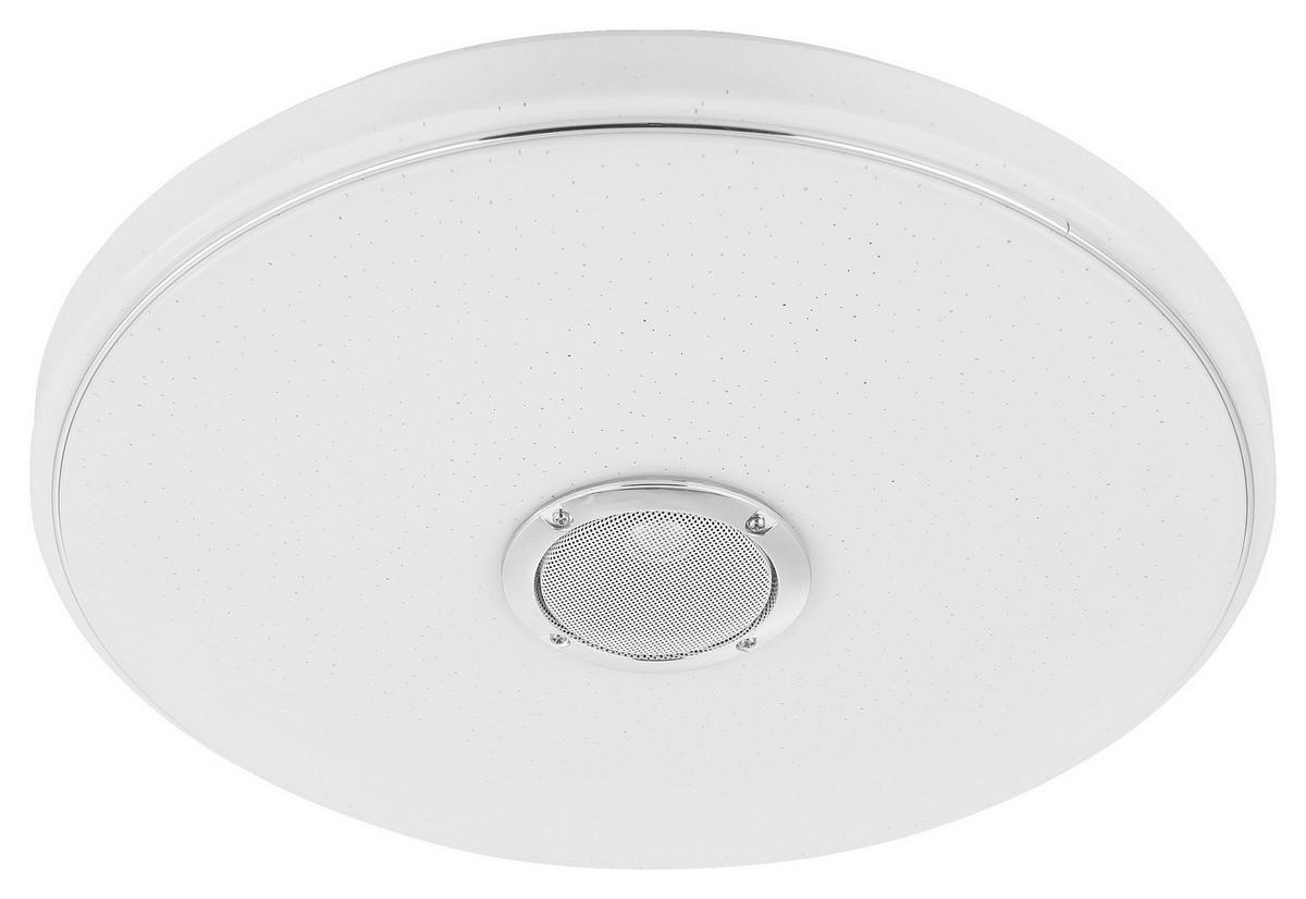 Led-deckenleuchte Milazzo Ø 40 Cm Mit Farbwechsler - Weiß, MODERN, Kunststoff (40/5,5cm)