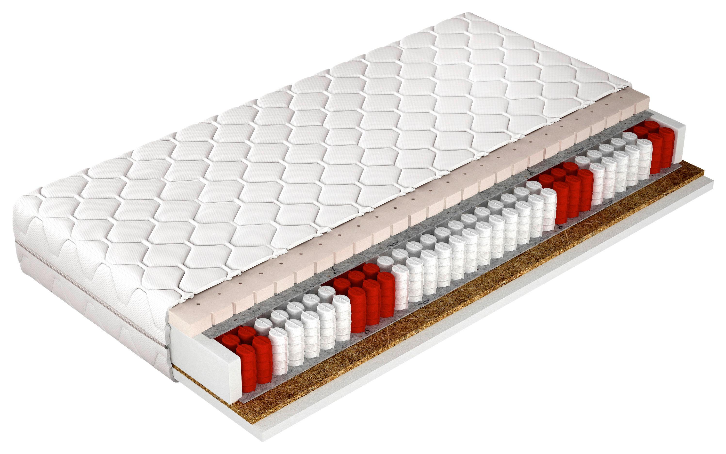 Taschenfederkernmatratze Live Latex  90x200 cm H3 H: 19 cm