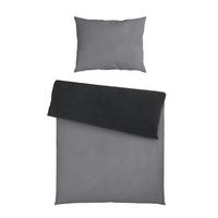 OBOUSTRANNÉ POVLEČENÍ CASHMERE WENDE - barvy stříbra/antracitová, textil (140/200cm) - Mömax