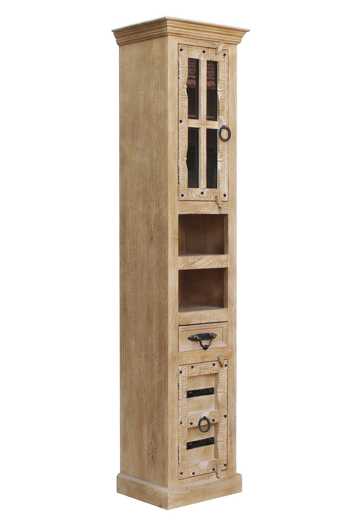 BADEZIMMER Mangolholz 5-teilig - Naturfarben, Basics, Holz - Livetastic