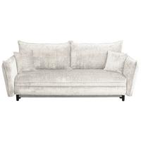 Schlafsofa Kairo Beige, Lf: Ca. 190x150cm - Beige/Schwarz, ROMANTIK / LANDHAUS, Holz/Kunststoff (230/90/115cm) - James Wood