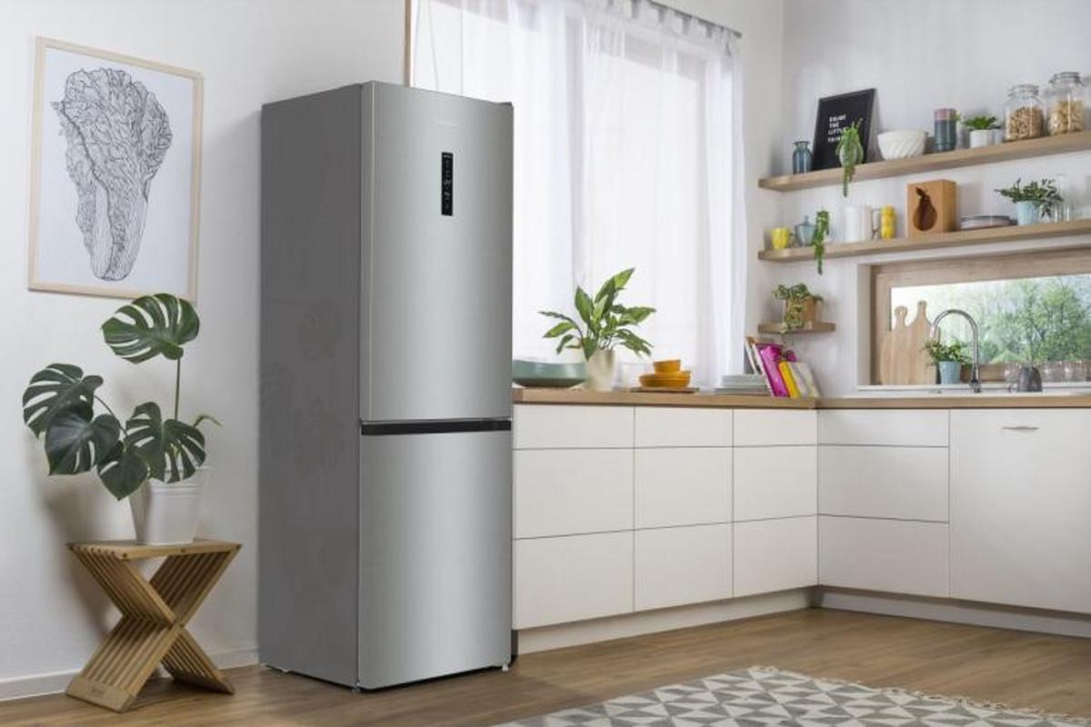 Kühl-Gefrier-Kombination N61ea2xl4 - Edelstahlfarben, Basics, Glas/Kunststoff (60/185/59,2cm) - Gorenje