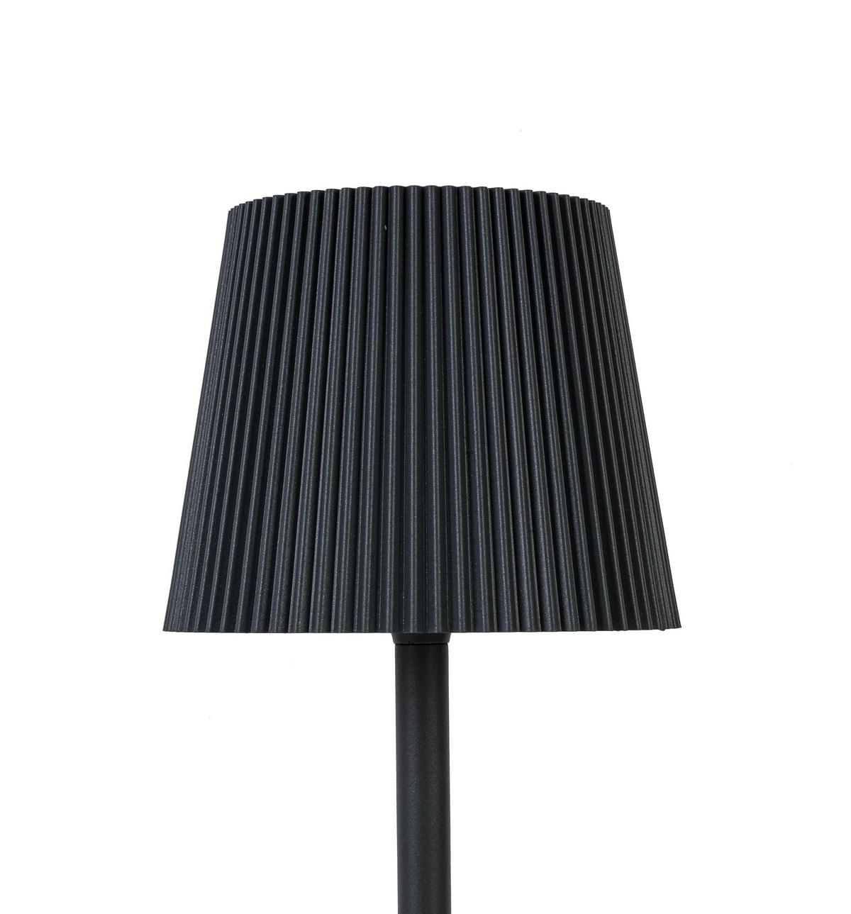 NABÍJATEĽNÁ STOLNÁ LAMPA MAXI - antracitová, Modern, kov/plast (11/22- 36cm) - Mömax