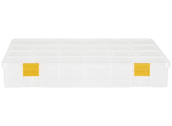 Sortimentskasten Finn - Transparent/Gelb, KONVENTIONELL, Kunststoff (32,4/24,7/5,1cm) - Homezone Sortimentskasten Finn - Transparent/Gelb, KONVENTIONELL, Kunststoff (32,4/24,7/5,1cm) - Homezone