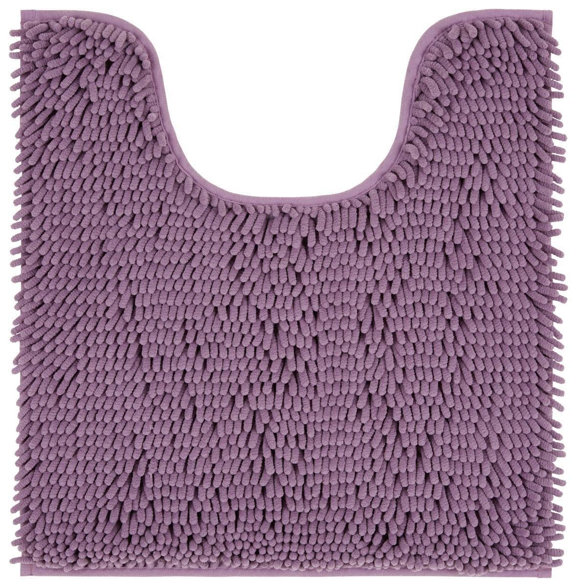 WC-Vorleger Liliane - Lila, KONVENTIONELL, Textil (45/50cm) - Ombra