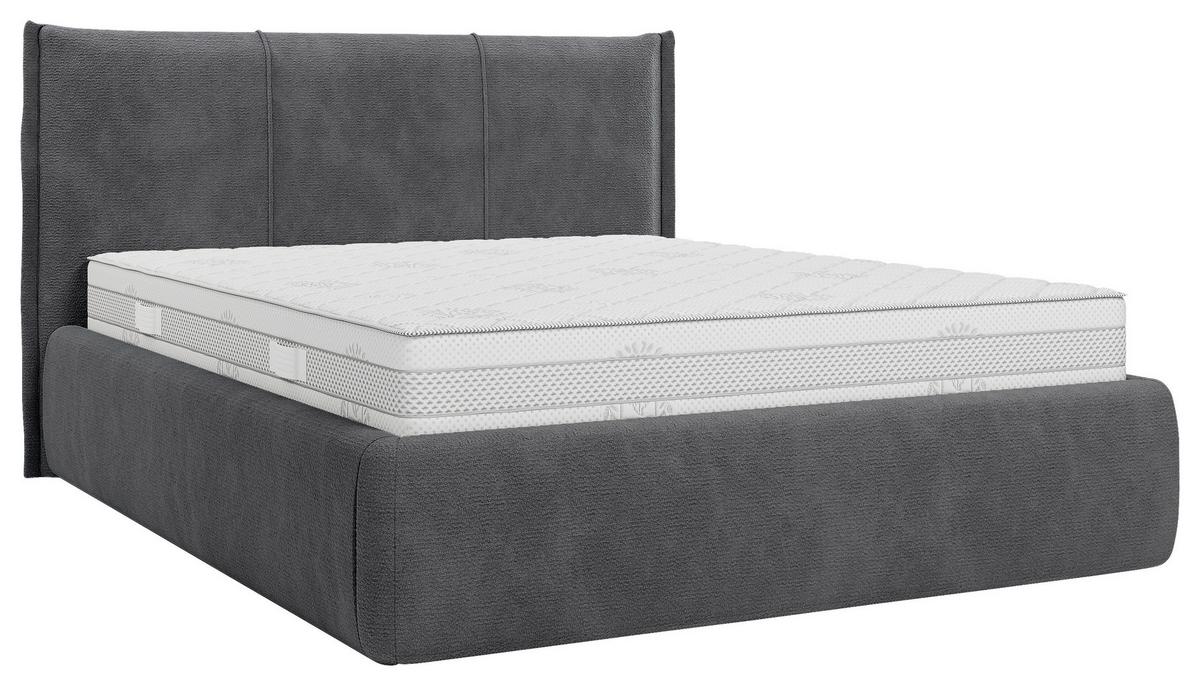 Polsterbett Beli Graphitfarben Lf: 180x200 Cm - Graphitfarben/Schwarz, MODERN, Holz/Holzwerkstoff (180/200cm) - MID.YOU