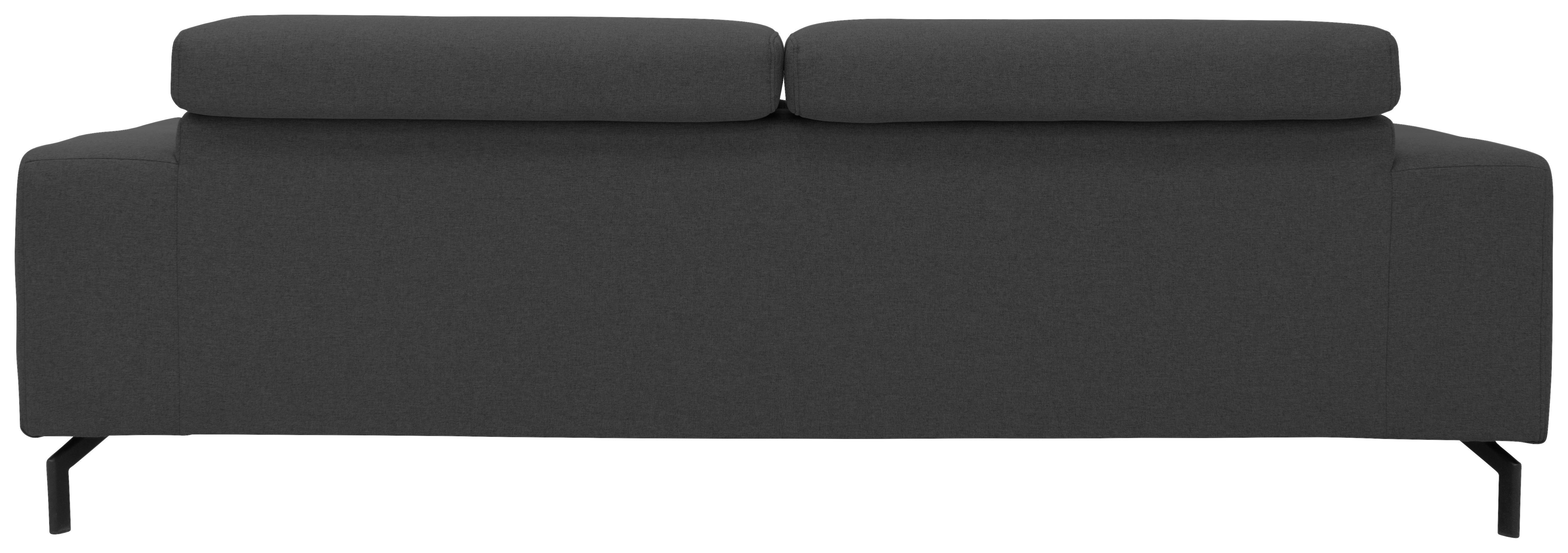 3-Sitzer-Sofa Kopfteil verstellbar Cunelli Grau