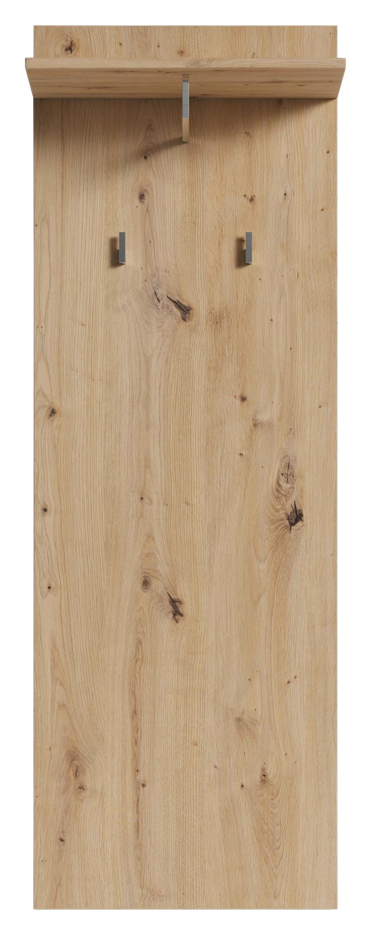 Wandpaneel Jakob Eiche Artisan Dekor B: 48 cm - Eiche Artisan, LIFESTYLE, Holzwerkstoff (48/140/28cm) - MID.YOU