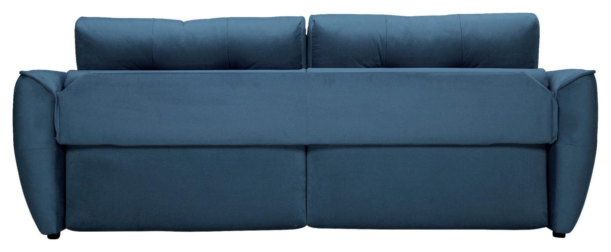 Boxspringová pohovka BOMBEI, petrolejový velúr - čierna/sivá, Modern, drevo/kompozitné drevo (243/94/125cm) - Premium Living