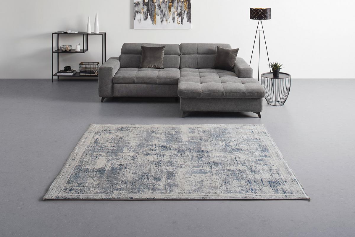 TKANÝ KOBEREC ISVIND - svetlomodrá/krémová, Konventionell, textil (80/150cm) - Mömax