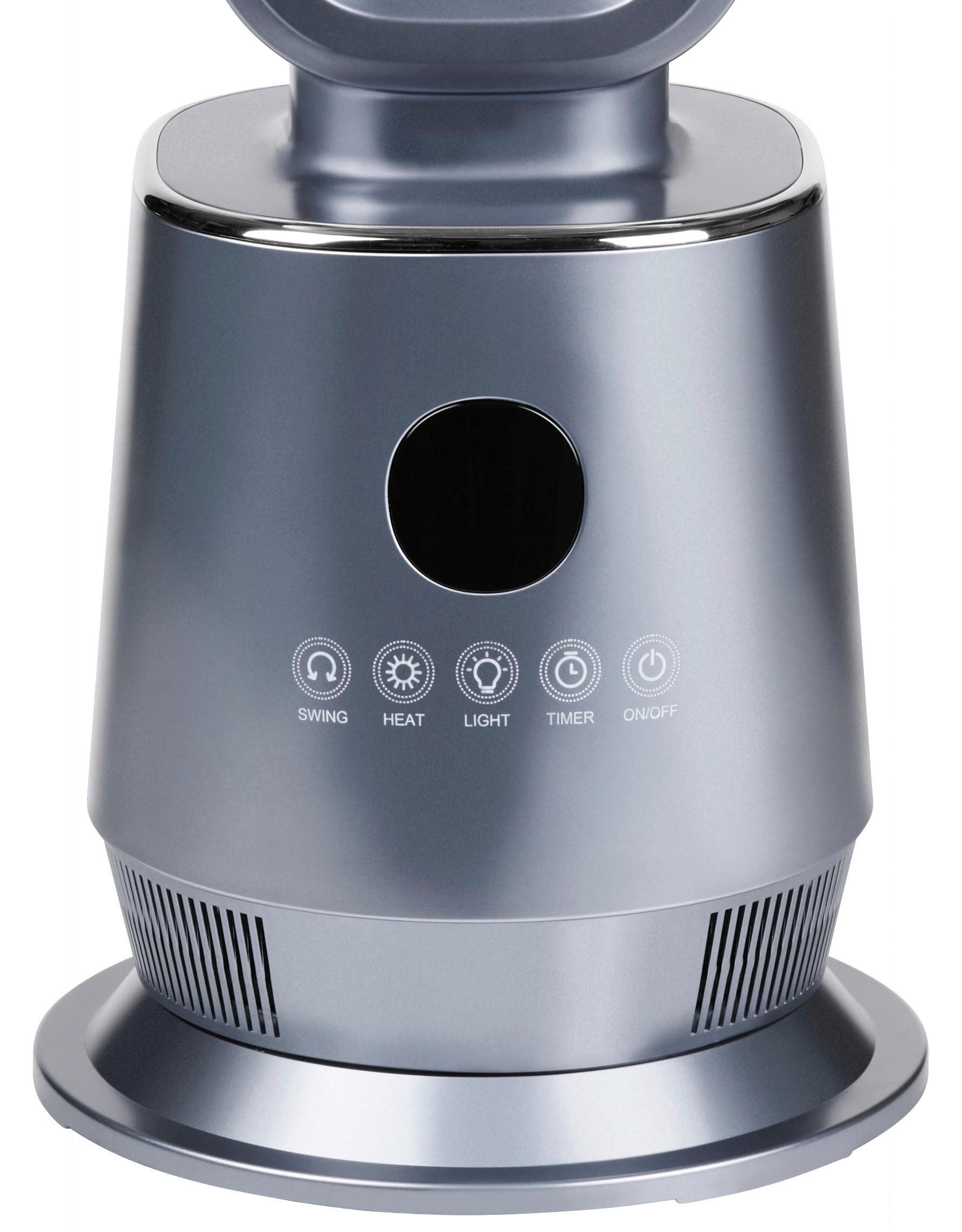 Heizlüfter Heater Bladeless Ptc 2000w - Grau, MODERN, Kunststoff (85.5/27.5/28cm)