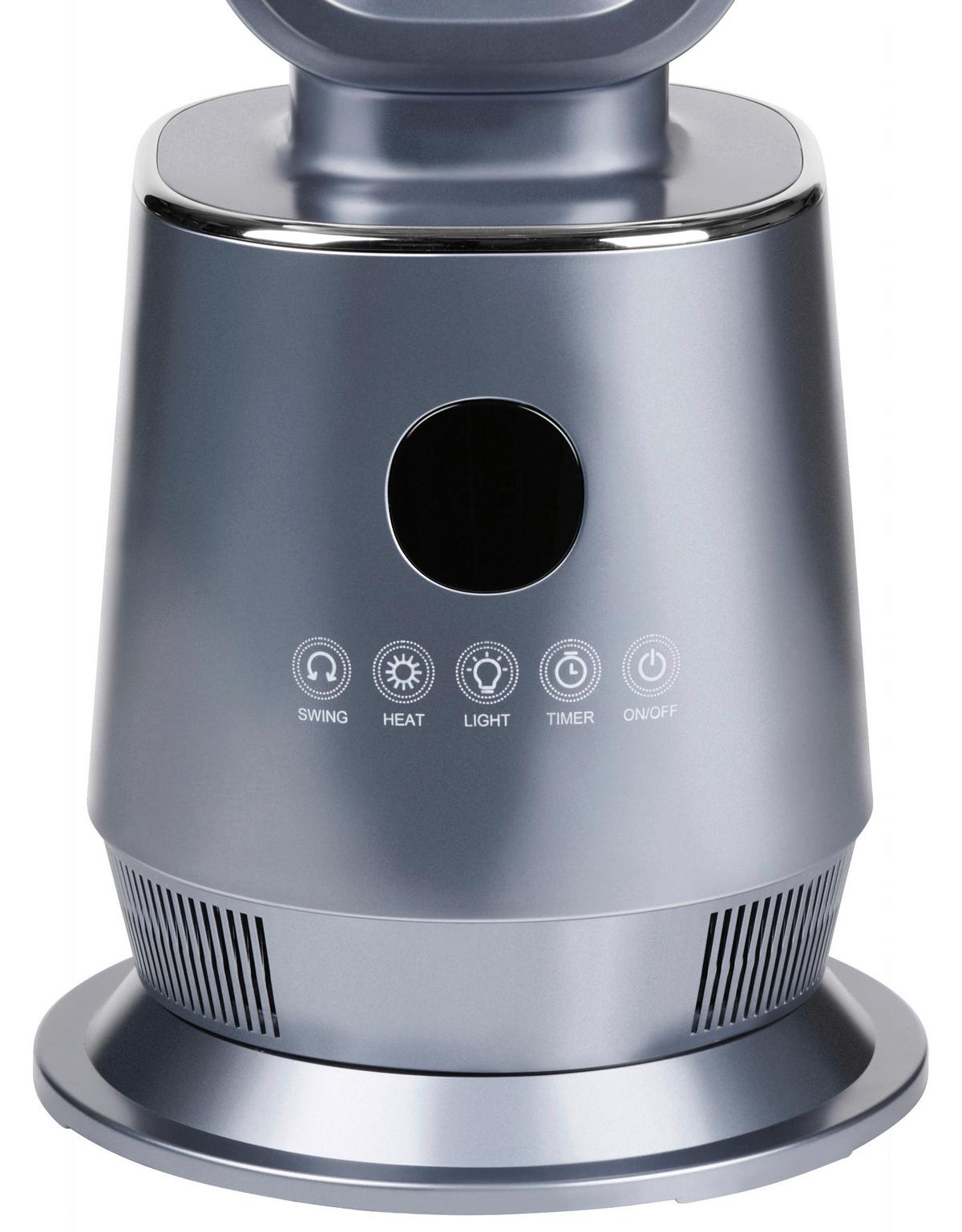 Heizlüfter Heater Bladeless Ptc 2000w - Grau, MODERN, Kunststoff (85.5/27.5/28cm)
