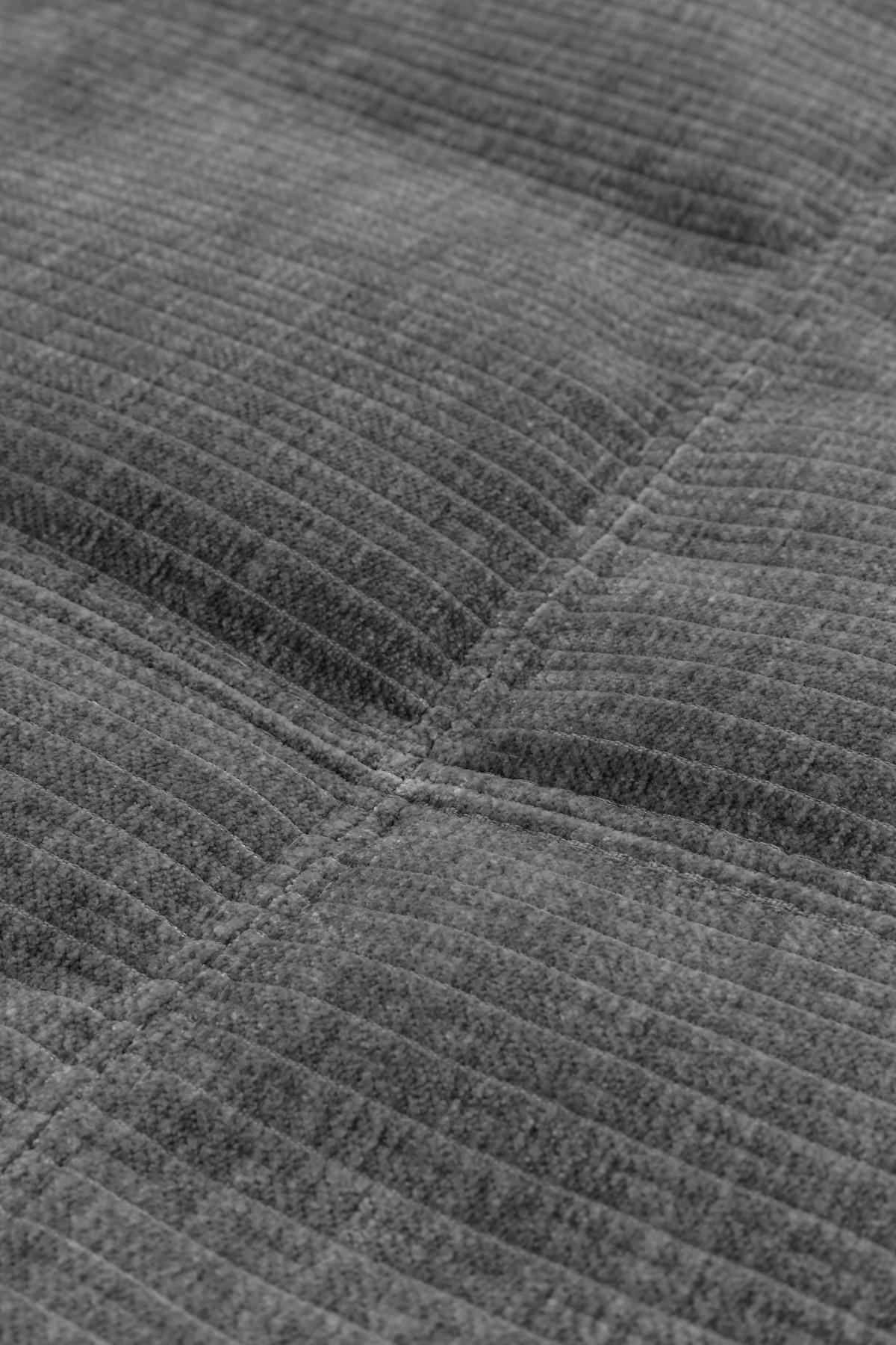 Bigsofa Be Comfy - Dunkelgrau/Schwarz, MODERN, Textil (264/83/126cm) - Trendmanufaktur