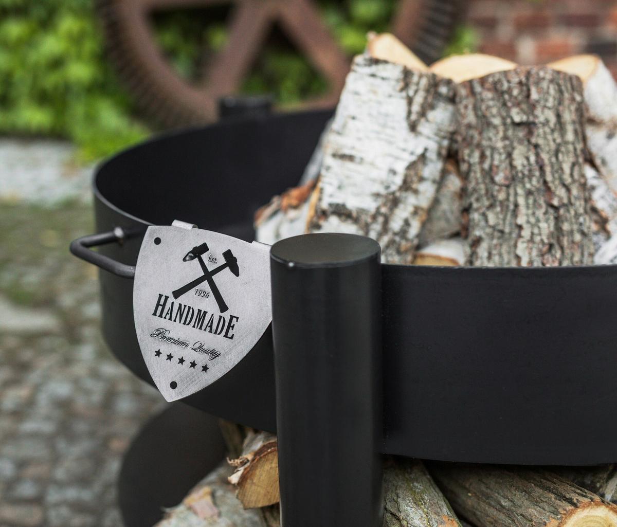 Feuerschale Feuerschale Montana 80 - Schwarz, Basics, Metall (88/45cm)