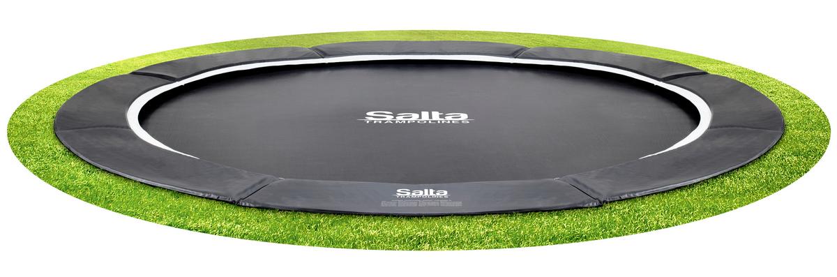 Bodentrampolin Ø 251cm Salta Royal Baseground - Schwarz, Trend, Metall (251cm) - Salta