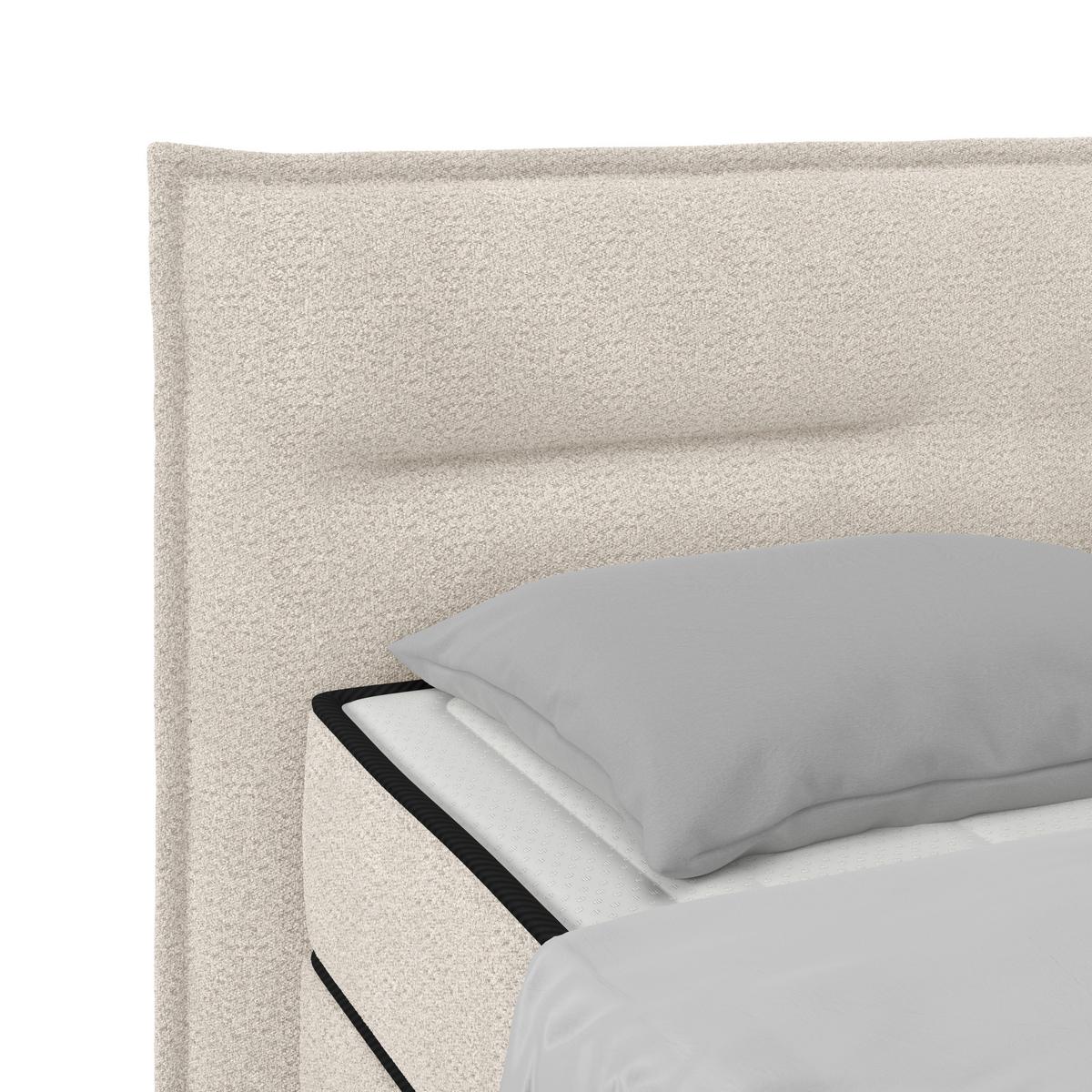 Boxbett Smile inkl. Matratze 160x200 - Creme, KONVENTIONELL, Holz/Holzwerkstoff (160/200cm) - James Wood