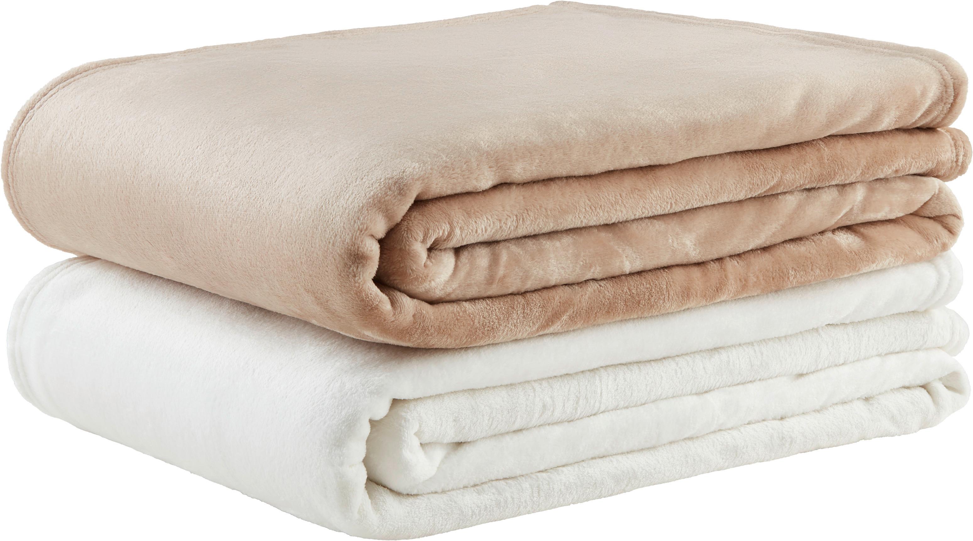 MÄKKÁ DEKA Michael XXL, 220/240cm, biela - biela, textil (220/240cm) - Modern Living