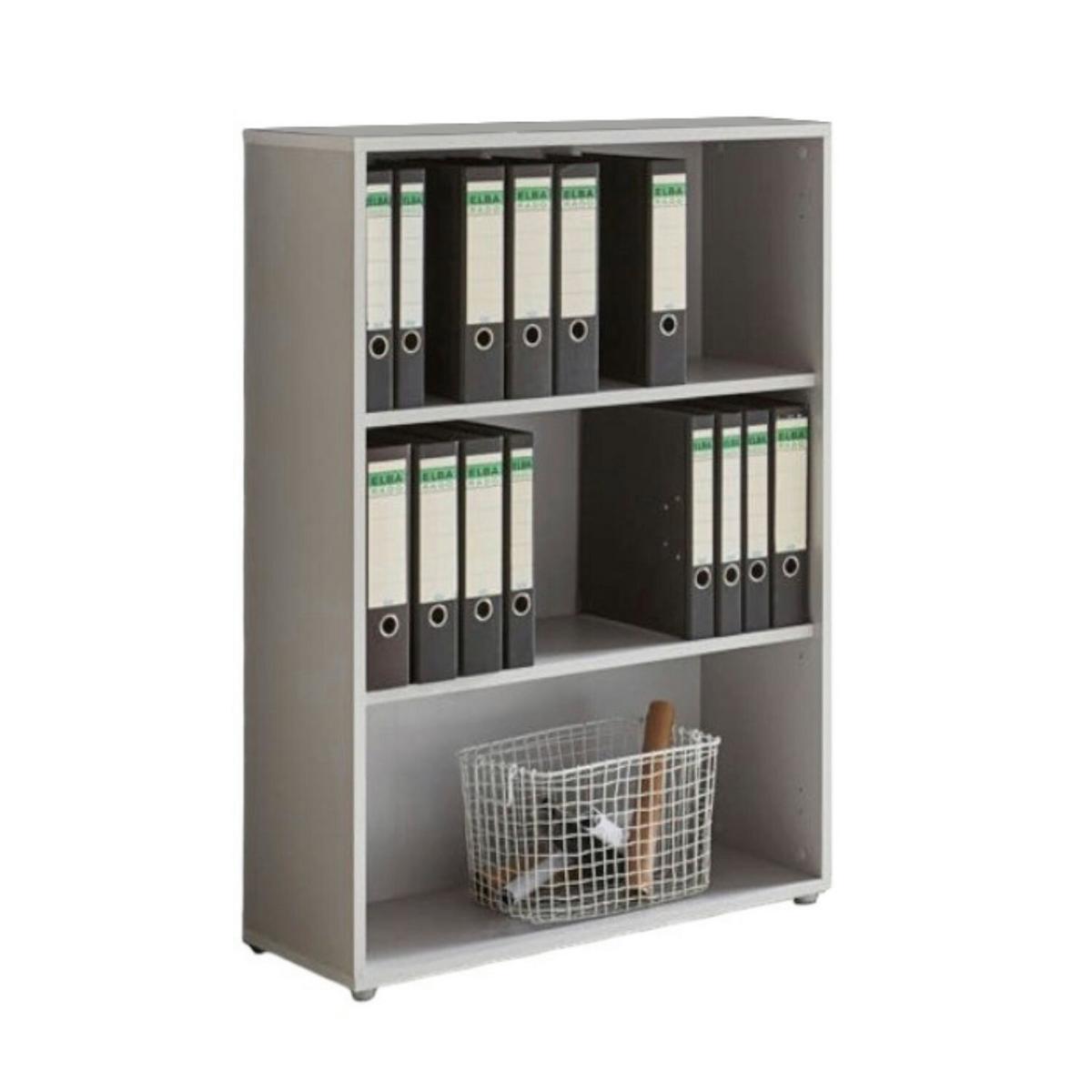 Aktenschrank Office Edition Grau/weiß, B: 168,8 Cm - Weiß/Grau, MODERN, Holzwerkstoff (168,8/227,2/33cm) - MID.YOU