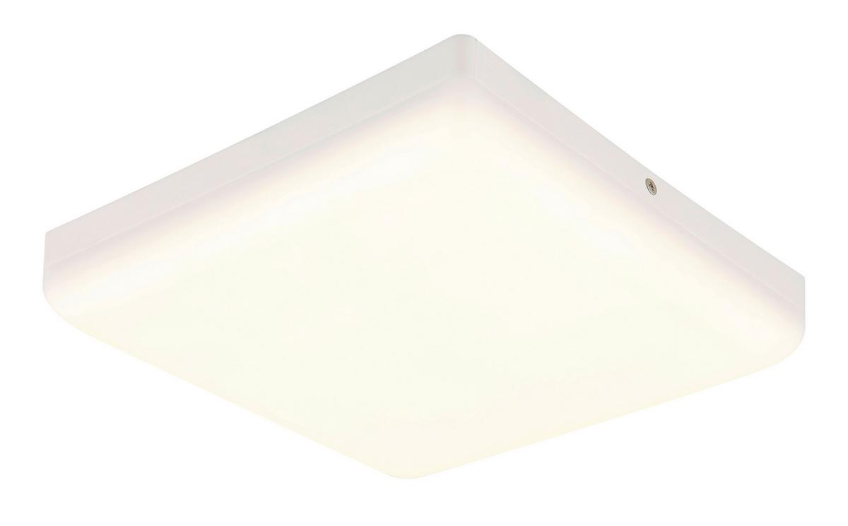 Led-deckenleuchte 12388-18w Matthew - Weiß, Basics, Kunststoff (22/22/5cm) - Globo