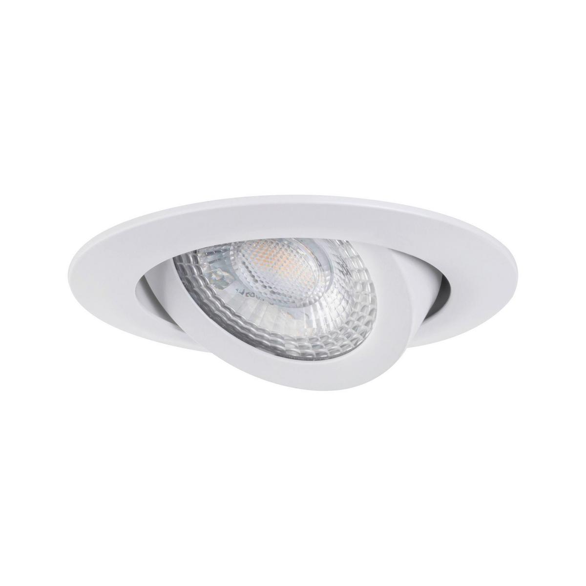 Einbauspot Ø 8,2 cm Weiß 3-teilig Kippbar - Design (8,2cm) - Paulmann