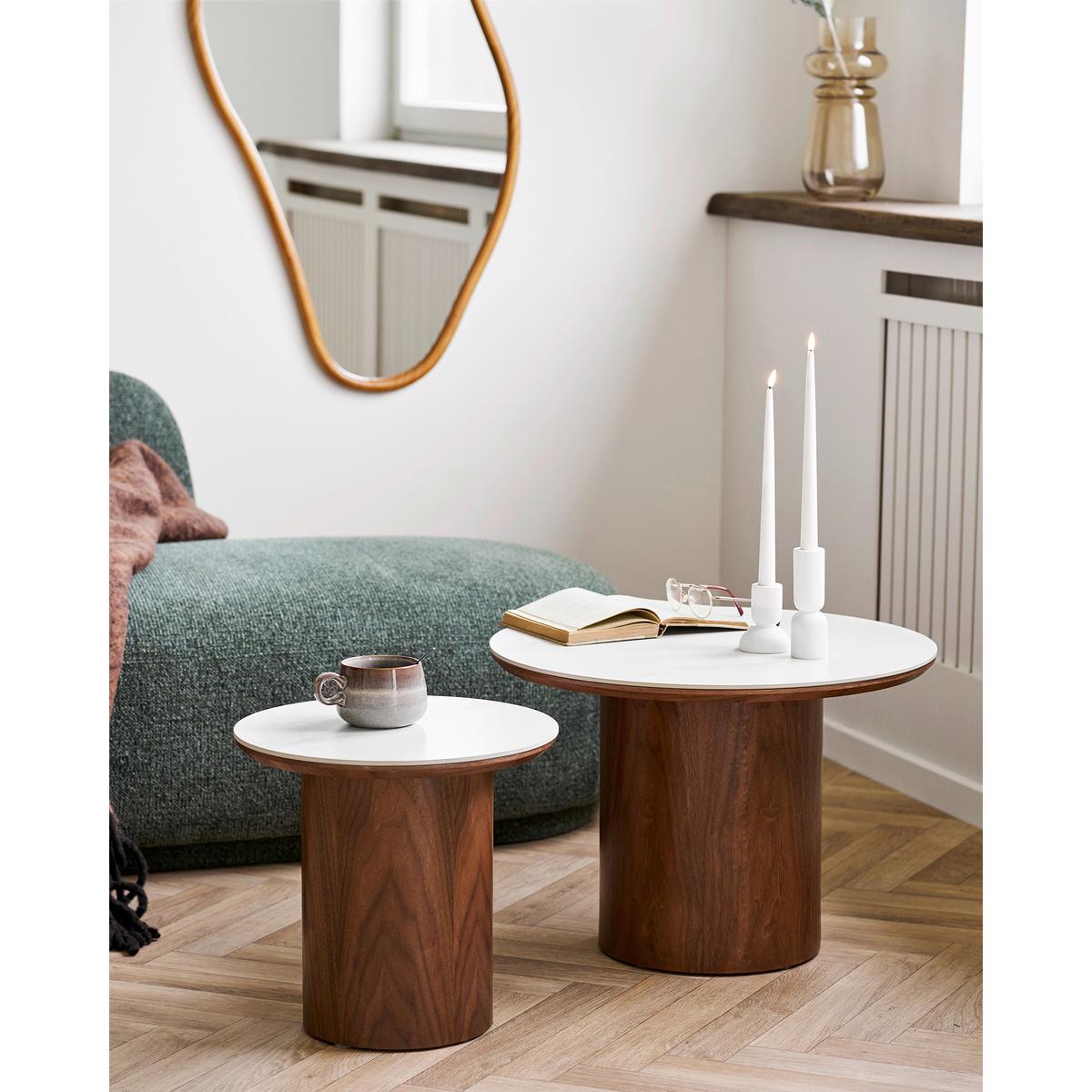 Couchtisch Noli Eschefarben B: 60cm - Eschefarben, Design, Holz/Keramik (60/60/42cm) - MID.YOU
