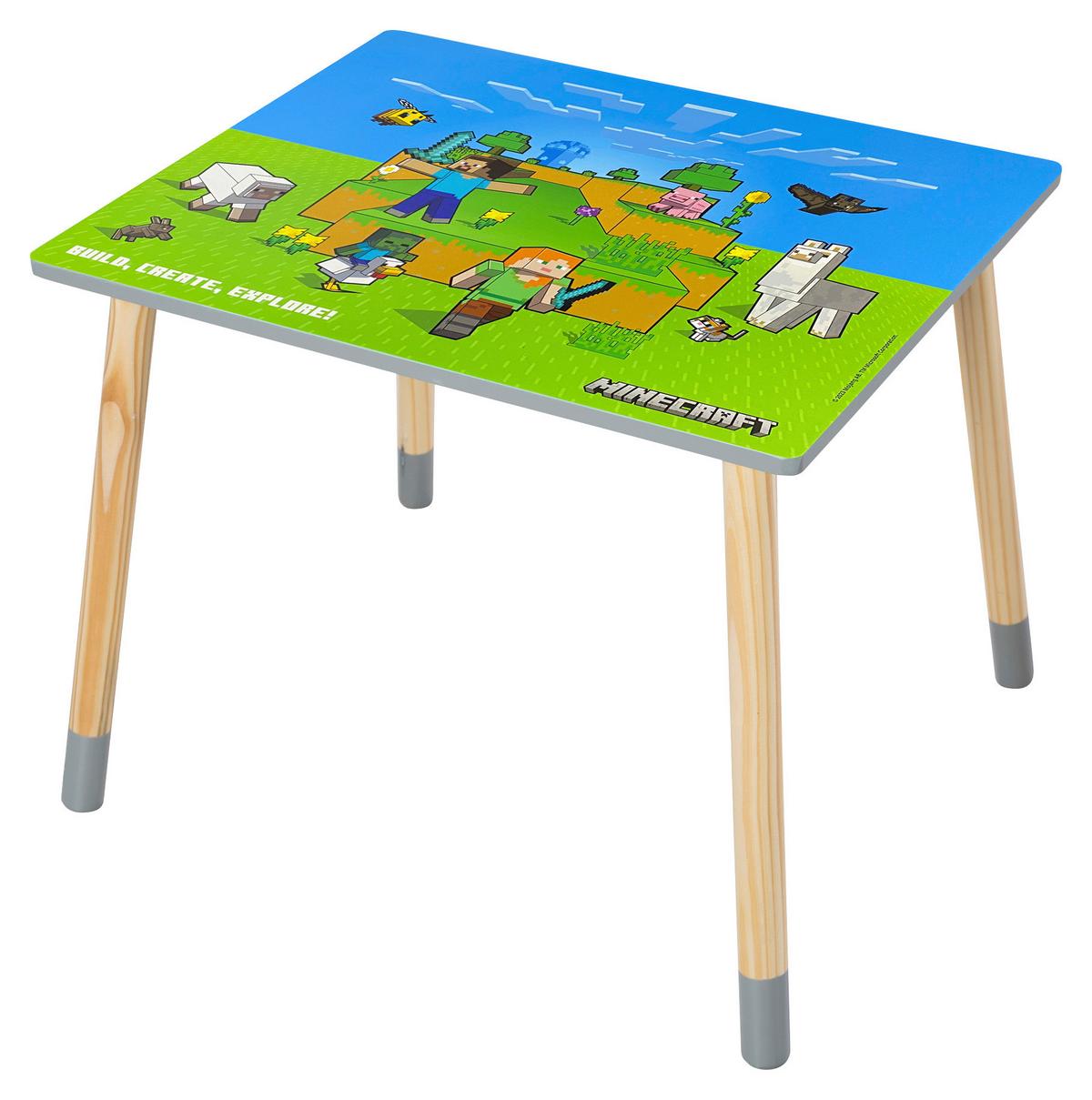 Kindersitzgruppe Minecraft - Multicolor, MODERN, Holz/Holzwerkstoff (60/50/49cm) - Minecraft