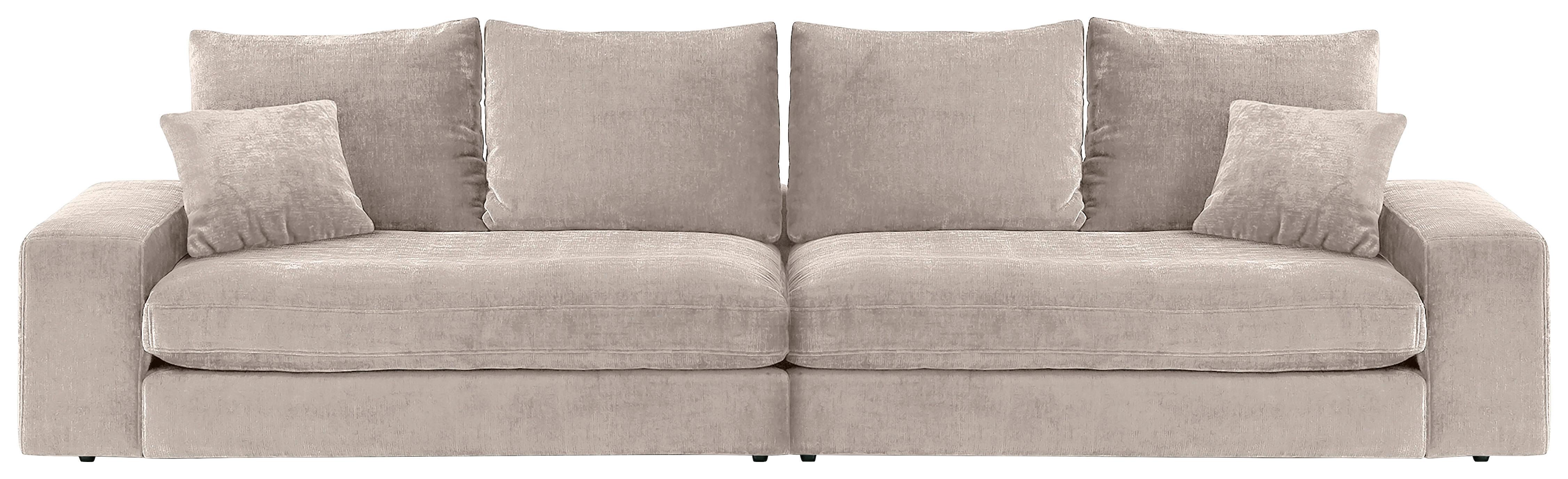 Bigsofa Be Relaxed - Creme/Schwarz, MODERN, Textil (314/67/125cm) - MID.YOU