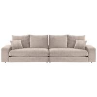 Bigsofa Be Relaxed - Creme/Schwarz, MODERN, Textil (314/67/125cm) - MID.YOU
