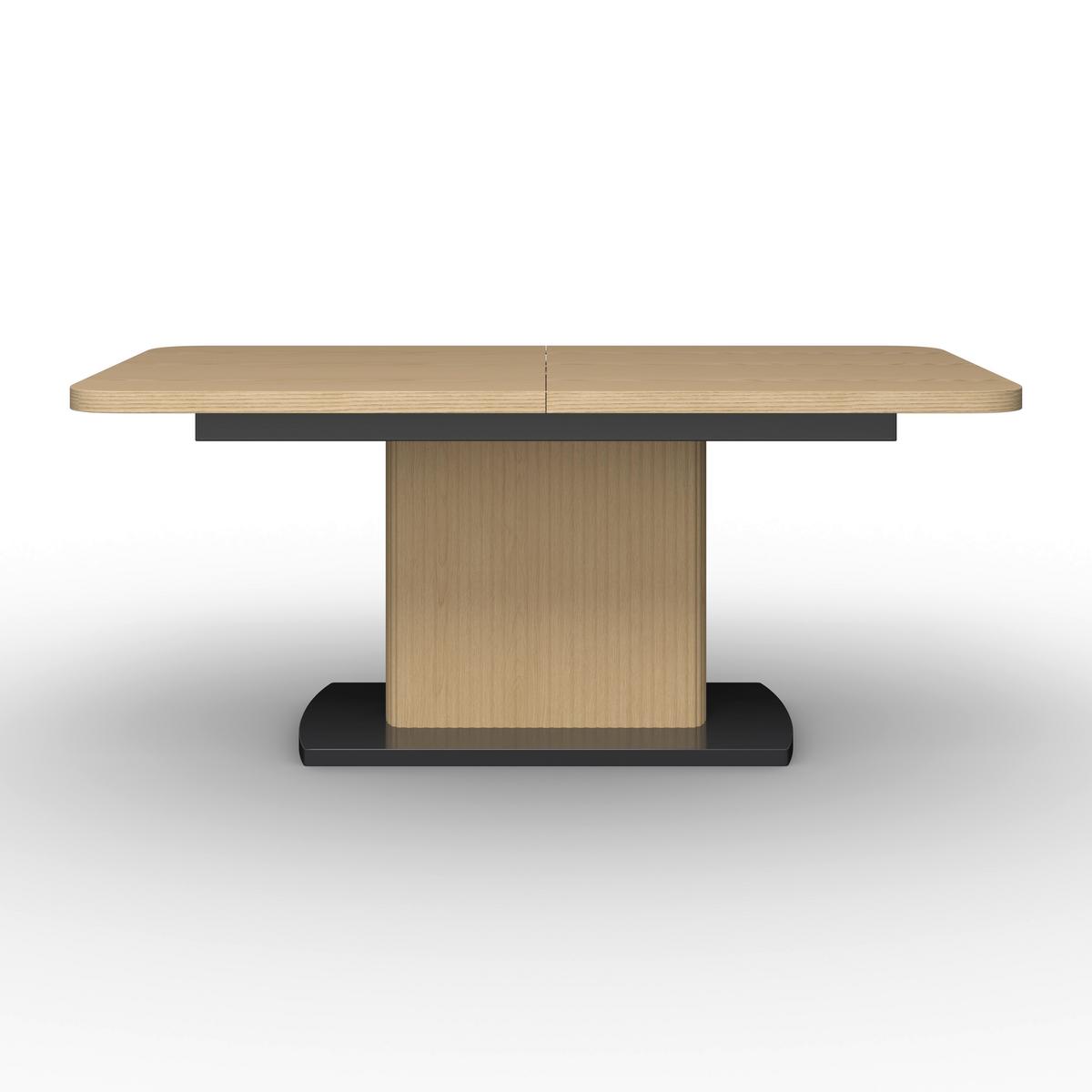ROZŤAHOVACÍ STÔL AMADO 200X90 CM - čierna/farba duba, Modern, kov/drevo (200/76/90cm) - Bessagi Home