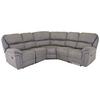 Ecksofa Saranda - Schwarz/Grau, Design, Kunststoff/Textil (169/169cm) - Livetastic