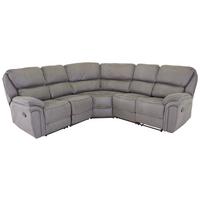 Ecksofa Saranda - Schwarz/Grau, Design, Kunststoff/Textil (169/169cm) - Livetastic