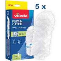 Portörlő Utántöltő Vileda Flex&catch 5db - fehér, Basics, textil (7/2,5/11cm) - Vileda