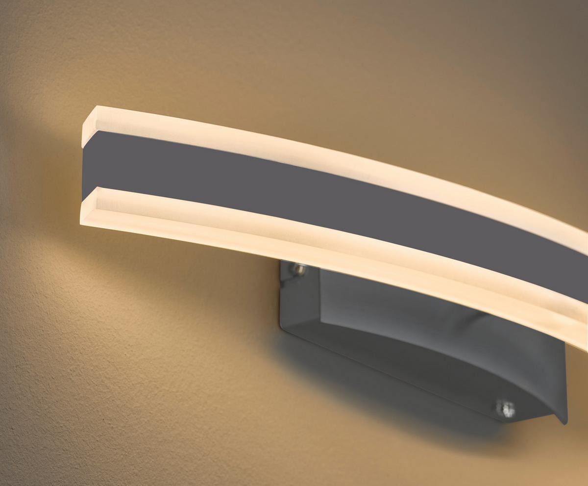 LED-Wandleuchte Stiff 1-Flammig drehbar - Nickelfarben, Design, Metall (7/36,5cm) - Fischer & Honsel