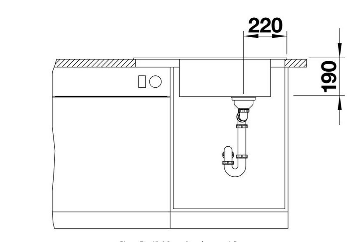 Granitový dřez Blanco ELON XL 6 S - antracitová, Moderní, kámen (78/50/19cm) - Blanco