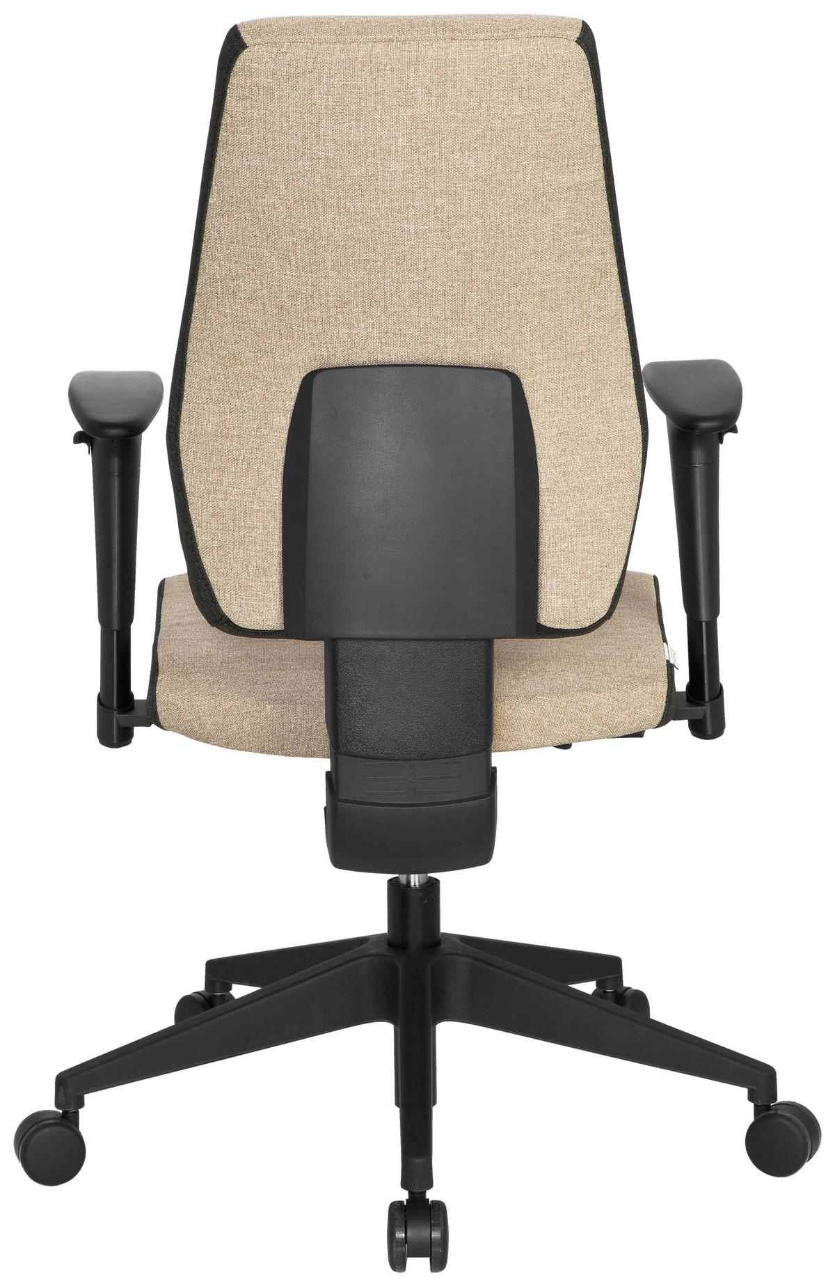 DREHSTUHL PRO-TEC 500 Beige - Dunkelgrau/Beige, MODERN, Kunststoff/Textil (56/123/47cm) - MID.YOU