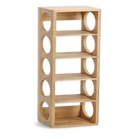 Weinregal Naturfarben Bambus ca. 13,5x12,5x53 cm - Naturfarben, Basics, Holz (13,5/12,5/53cm) - Zeller Present