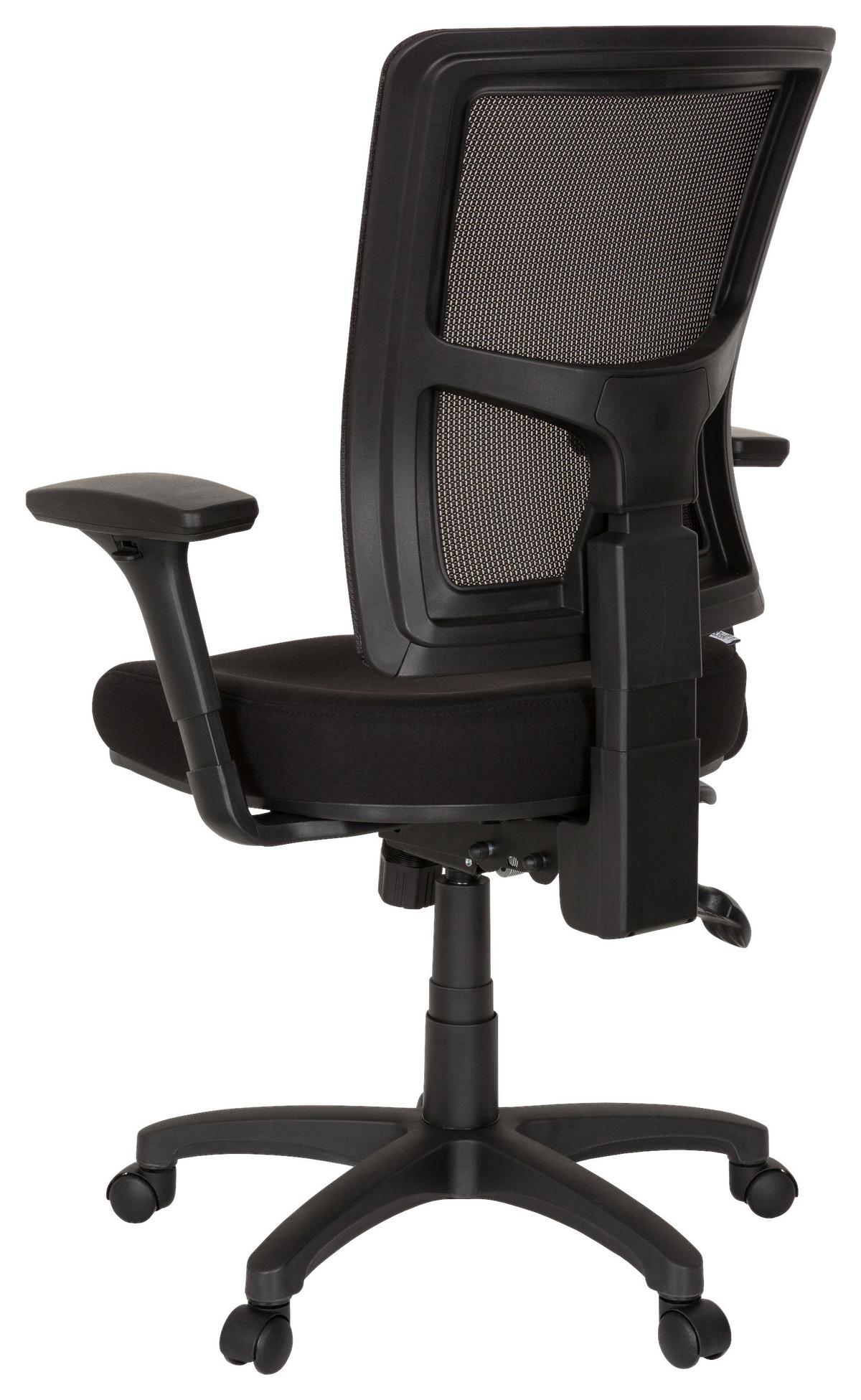 Drehstuhl Impact Pro Schwarz - Schwarz, MODERN, Kunststoff/Textil (71/116/62cm) - MID.YOU