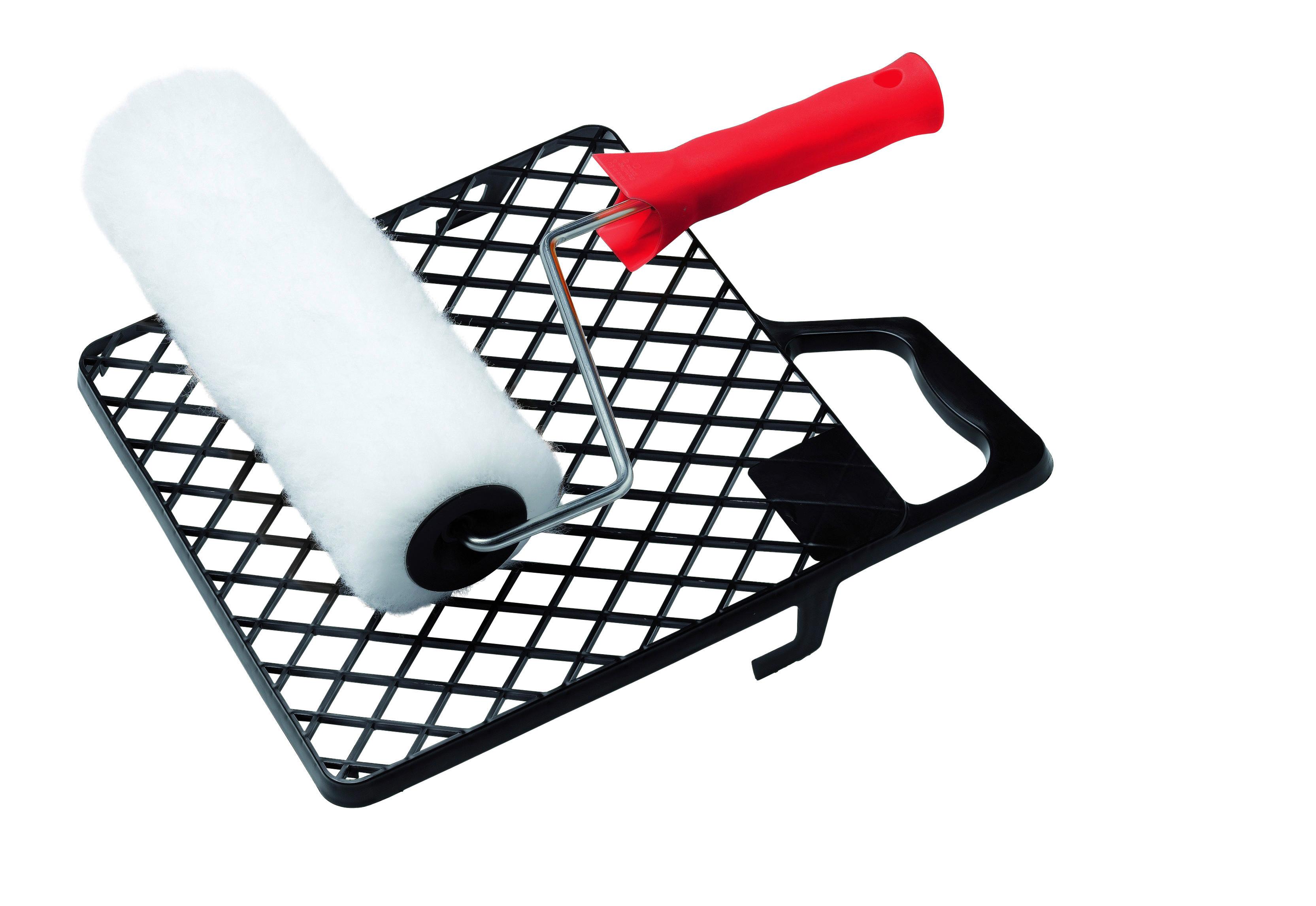 Festőhenger Lehúzó Rács Hengerrel - Basics, műanyag (24cm)