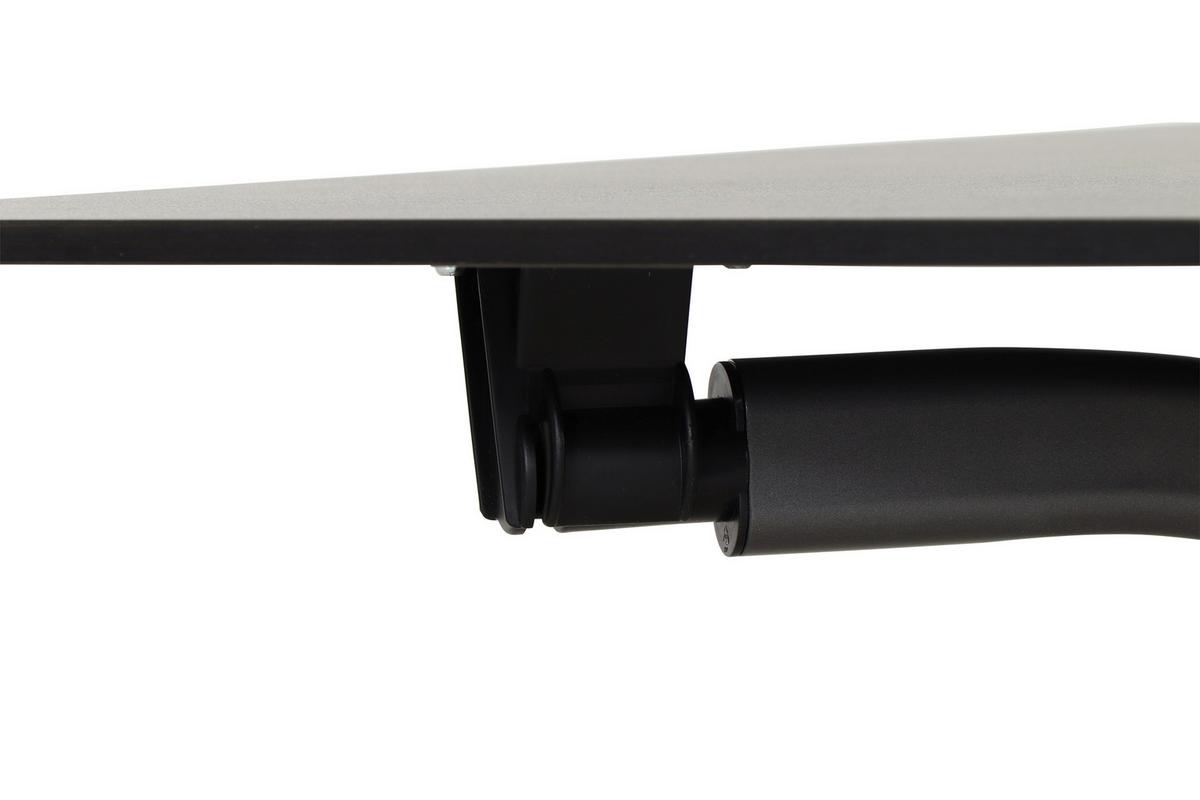 Gartentisch Klappbar Metall/ Kunststoff/Holz L 80 cm - Anthrazit, KONVENTIONELL, Holzwerkstoff/Kunststoff (80/80/71cm) - Siena Garden