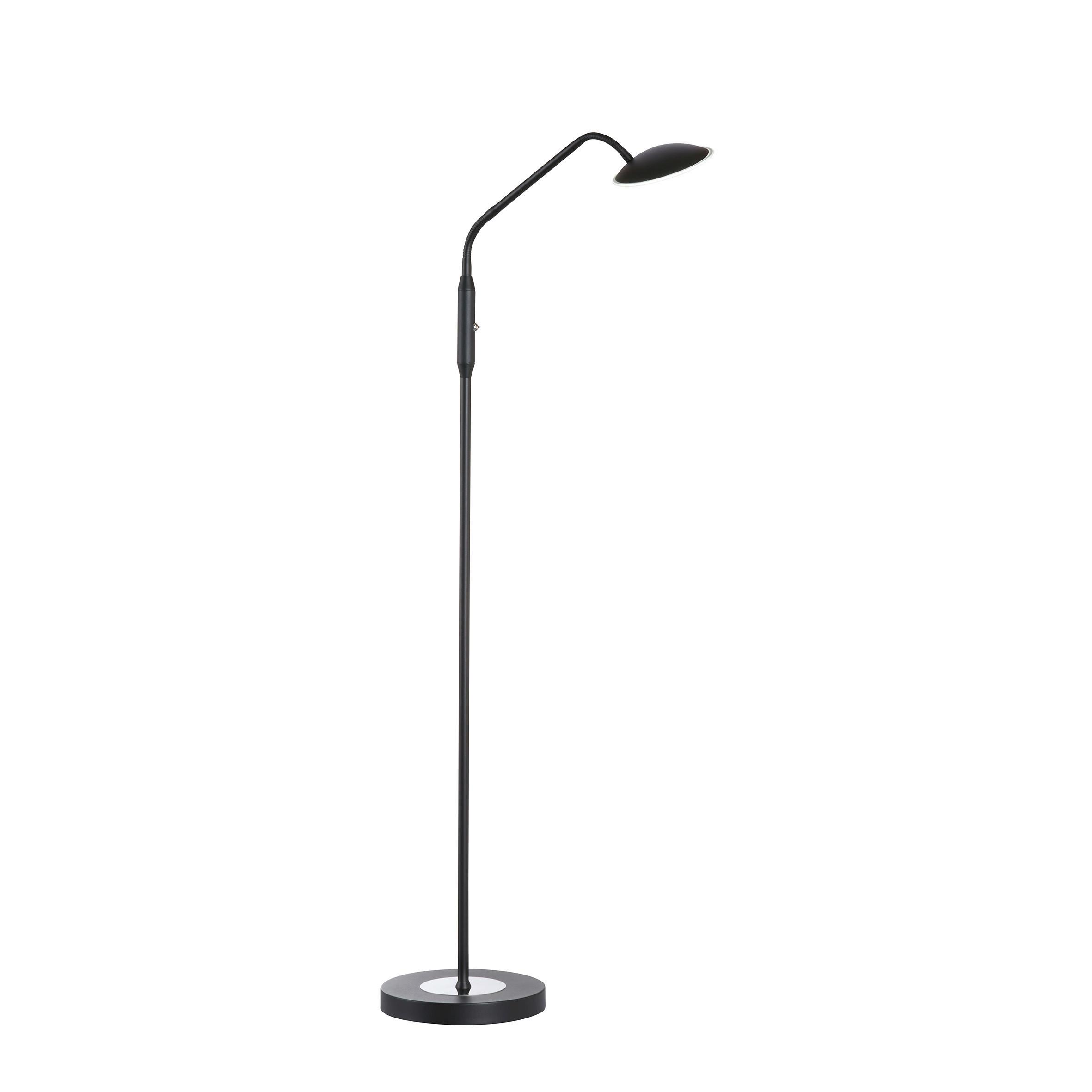 LED-Stehleuchte 40485 Tallri - Sandfarben/Schwarz, KONVENTIONELL, Metall (23/135cm) - Fischer & Honsel