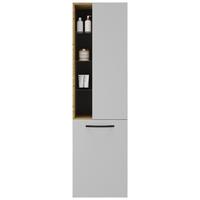 Hochschrank Fino, Kaschmir B: 50 cm - Kaschmir/Eiche Artisan, KONVENTIONELL, Holzwerkstoff (50/180/35cm)