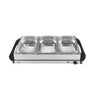 Chafing-dish Sh 4.1 - Edelstahlfarben/Schwarz, Basics, Metall (64/14/36,4cm) - Silva Homeline