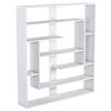 Regal Poseidon Standregal - Weiß, Design, Holzwerkstoff (114/132/22cm) - Livetastic