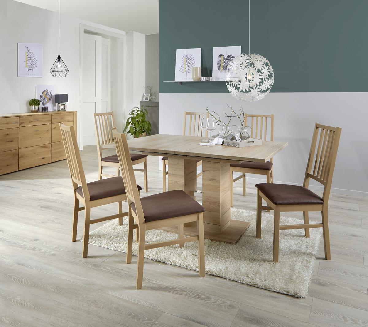 Kihúzható Asztal Helena 140 Az *top Ár* - tölgyfa, Konventionell, faalapú anyag (140-220/76/90cm) - Best Price