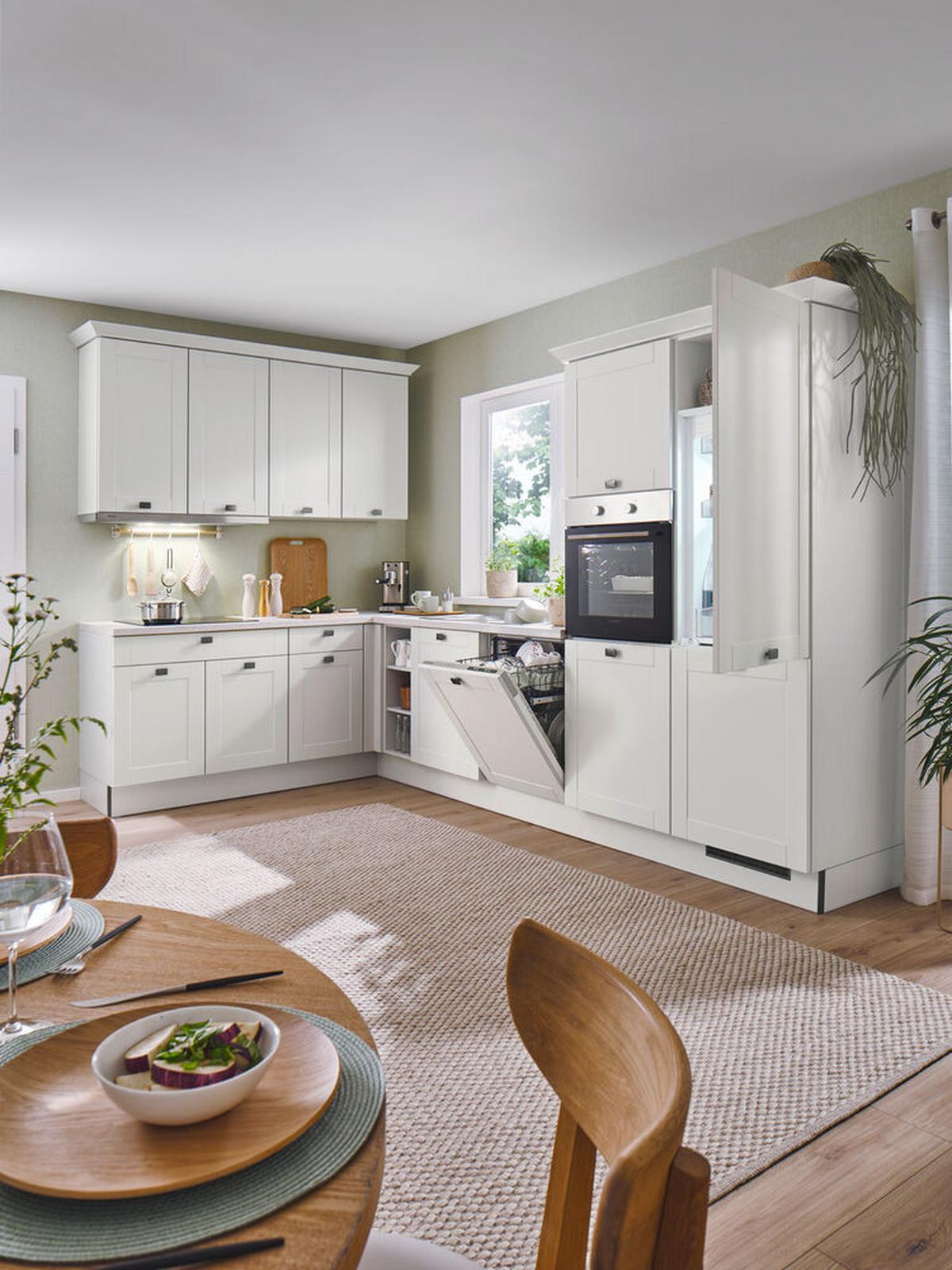Einbauküchen Pn 435 Frei Planbar Landhausstil - Holzwerkstoff - Pino