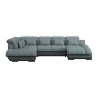 Wohnlandschaft Multi - Chromfarben/Grau, MODERN, Textil (228/345/184cm) - Luca Bessoni