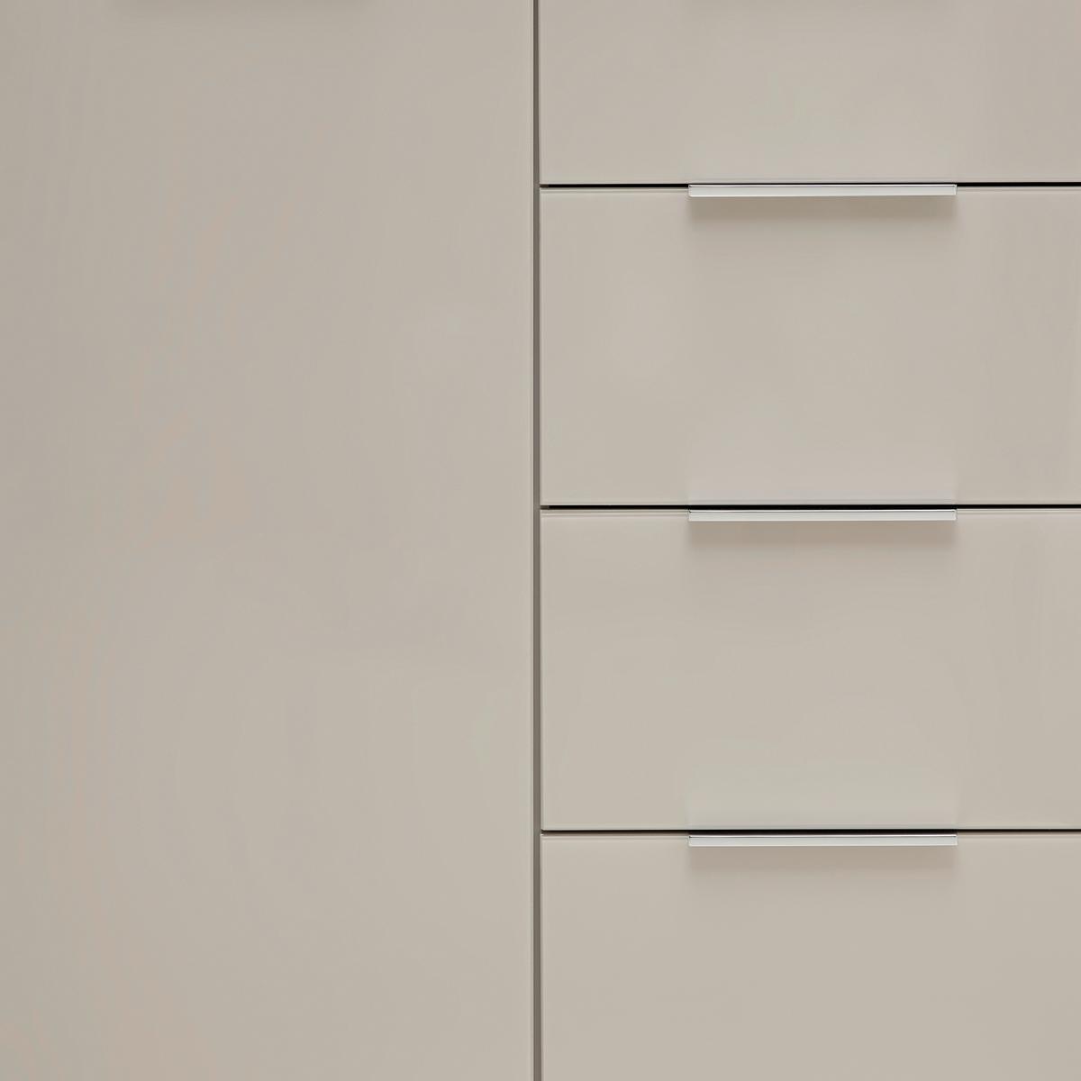 KOMODA SIENA -EXKLUSIV- - černá/kašmírová, Moderní, kov/kompozitní dřevo (90/99/40cm) - Mömax