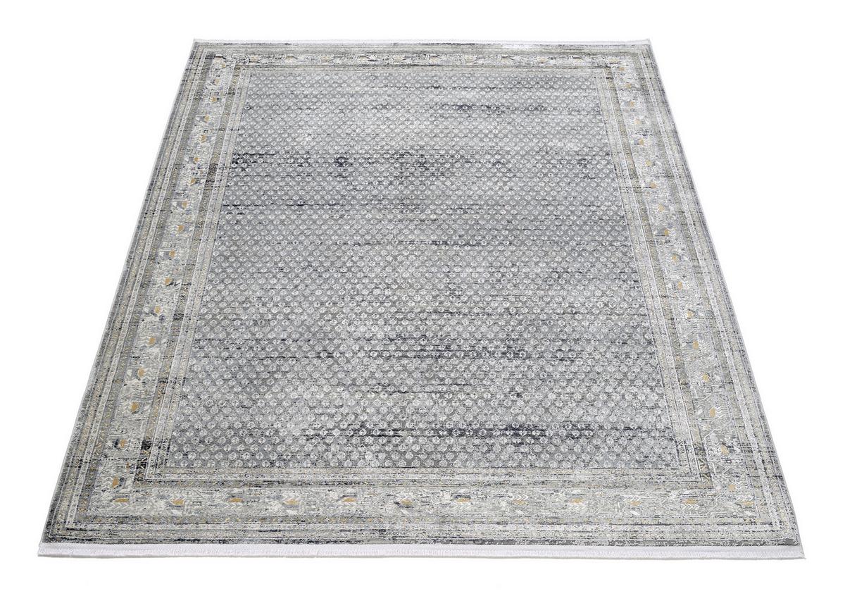 Webteppich Grau Monza 140x200 cm - Grau, LIFESTYLE, Textil (140/200cm) - Dieter Knoll