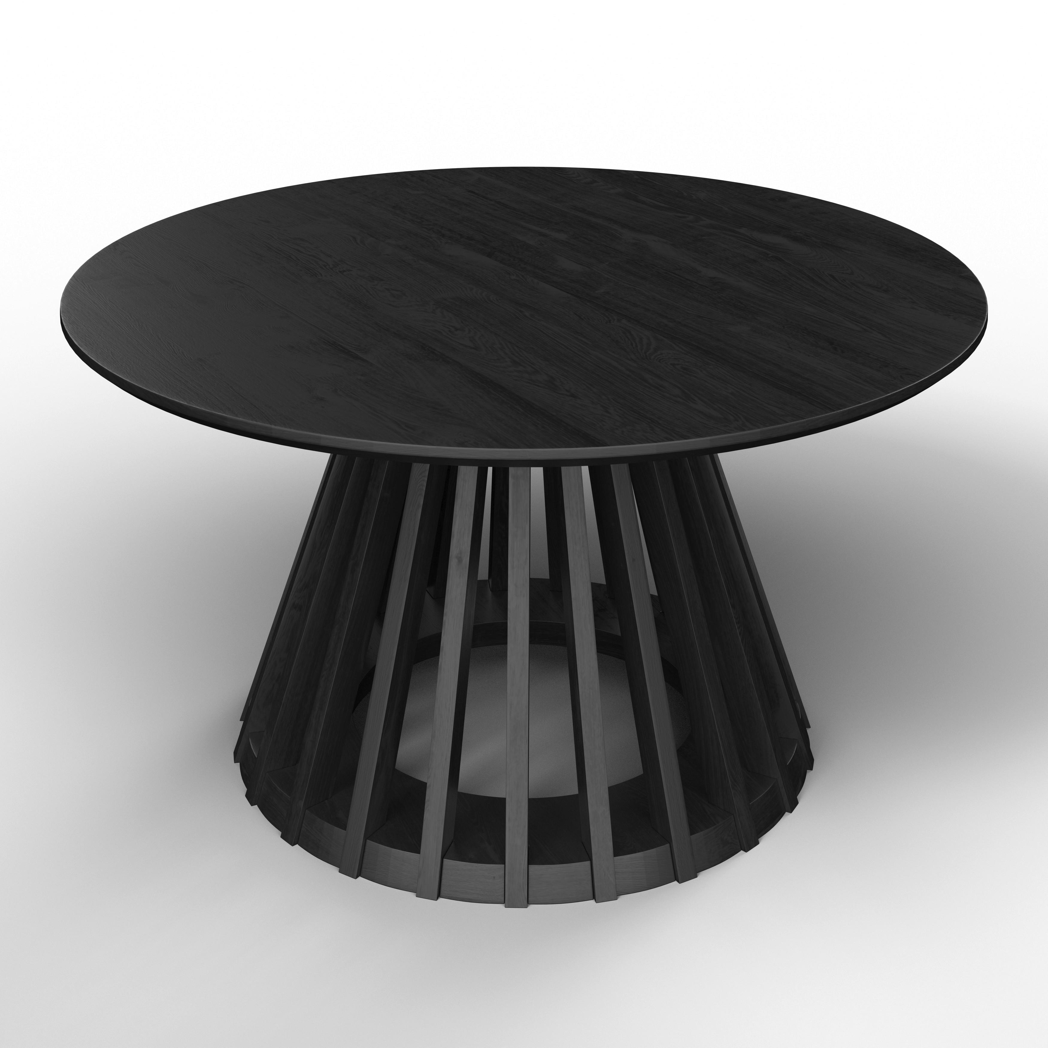 Konferenční stolek ENNIO černá - černá, Moderní, dřevo/kompozitní dřevo (80/40/80cm) - Bessagi Home
