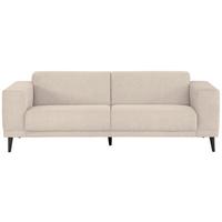 3-sitzer-sofa Oslo Beige B: 218 Cm - Beige/Schwarz, Design, Textil (218/77/93cm) - MID.YOU